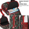 thumbnail image 4 of Sling Backpack,Dark Christmas Tree and Gift Pattern Crossbody Bag with Water Bottle Holder,Waterproof Sling Bag for Men/Women with Chest Phone Holder for Hiking,Travel, 4 of 6