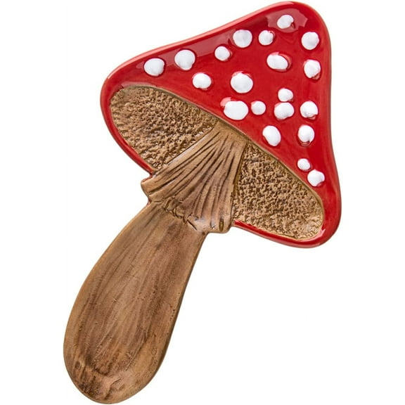 Spoon Rest Spoon Holder For Stove Top Cute Mushroom Spoon Rest For Kitchen Counter Ceramic Spatula Holder Utensil Rest