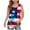 Multicolor2, variant on Jgppe Girls 4th of July Tops Tank Shirts Casual Breathable Sleeveless Tunic Shirts Loose Summer 5-14 Years