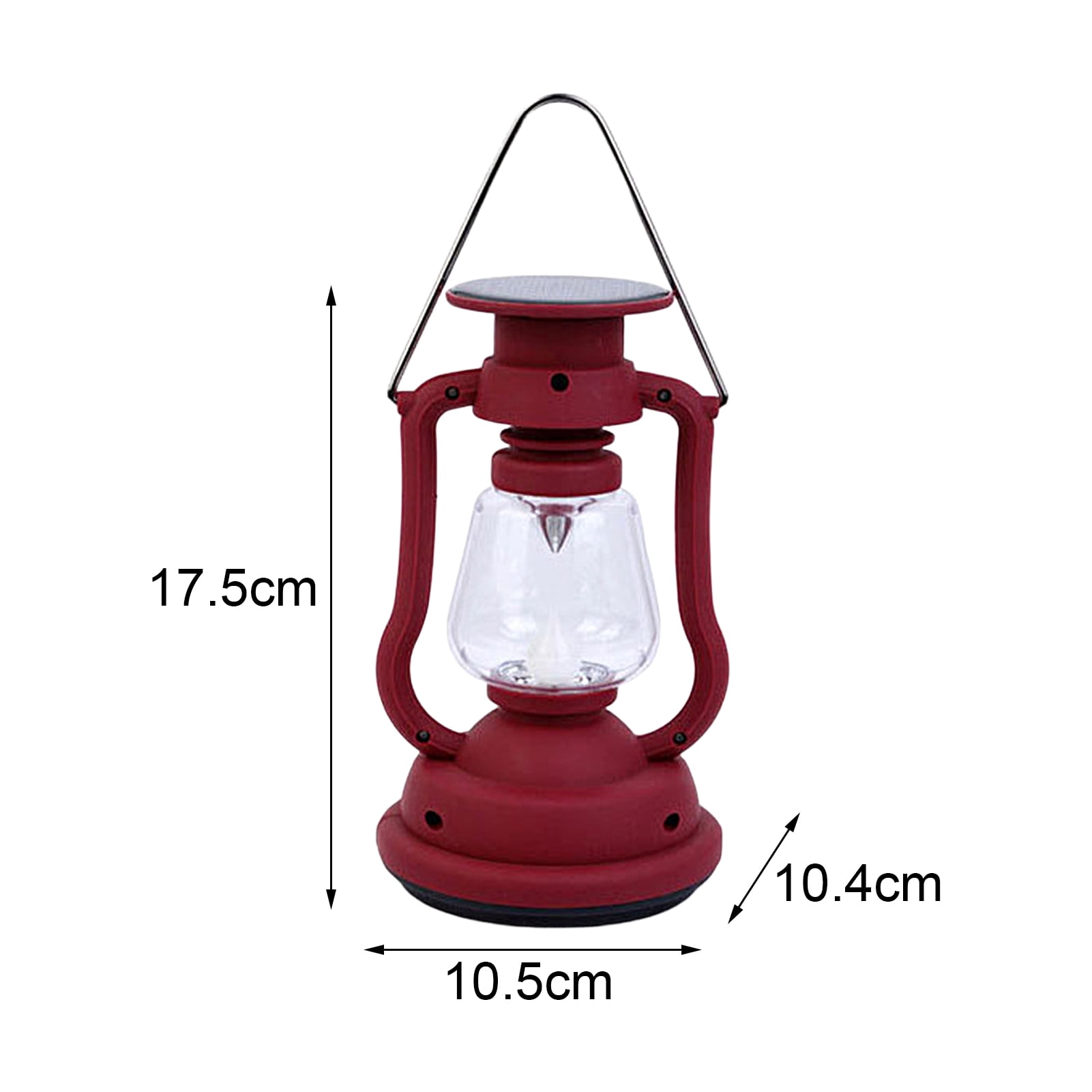 Electric LED Camping Lantern for Emergency, 3000 Large Capacity Solar Hand  Crank Flashlight with 8H Play Time, Collapsible Survival Light, USB Charger
