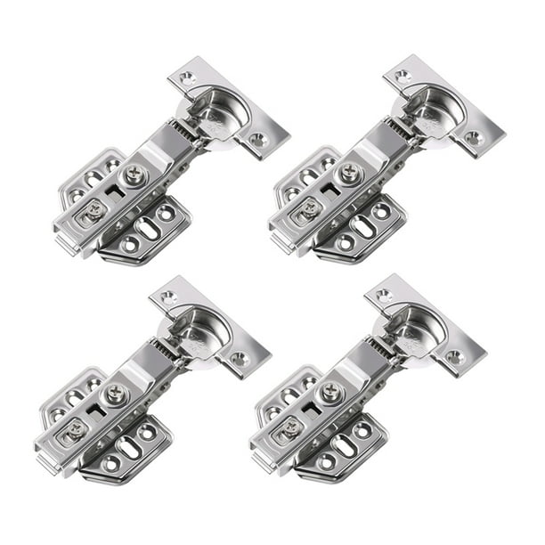 Hinges, Soft Closing Partial Overlay Door Hinge for Frameless