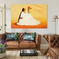 thumbnail image 3 of Girl in The Desert RC Gorman Paintings Poster Room Aesthetic Poster Print Art Wall Painting Canvas Posters Gifts Modern Bedroom Decor 12x18inch(30x45cm), 3 of 6