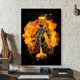 thumbnail image 3 of Cuadro Decorativo Gogeta Neon Orange Canvas Listo Para Colgar 35x55cm Jungle Art Impresion Tela Arte, 3 of 6