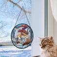 thumbnail image 4 of Fox Ornament Christmas 2025, Fox Stained Glass Window Hanging – Vibrant Glass Art Ornament, Great Gift for Lovers, 4 of 5