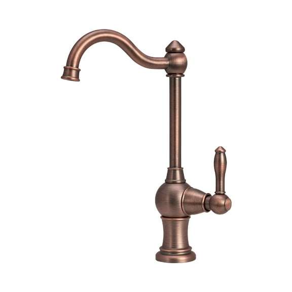 Akicon Copper One-Handle Drinking Water Filter Faucet, Solid Brass Water Purifier Faucet - Antique Bronze