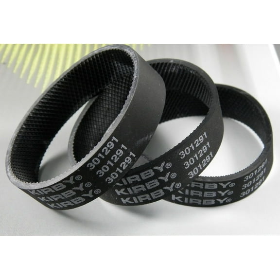 Kirby Vacuum Cleaner Belts for Kirby 505-516, 1CR, Classic, Omega, 2CB, 3CB, Heritage I, II (3 Pack)