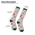 thumbnail image 5 of Balery Skull And Flowers Fun Novelty Socks Men'S Women'S Crew Socks Funny Crazy Novelty Socks Quirky And Cool Socks, 5 of 9