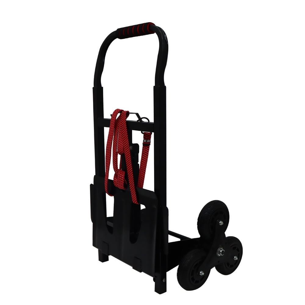Stair Climbing Cart Foldable Handcart Portable Hand Truck 6 Wheel Climbing Stairs Hand Trolley