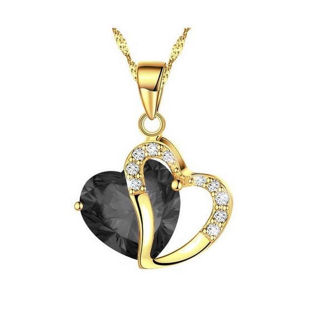 Colgante de amatista natural blanca en forma de corazón, popular collar de cristal, hermoso colgante en forma de corazón