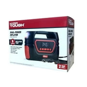 Hyper Tough Dual Power Digital Inflator for P195/65R15 Car Tire, Car-DC 12V or Home-AC 120V