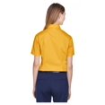 thumbnail image 2 of CORE 365 Ladies' Optimum Short-Sleeve Twill Shirt 78194 Campus Gold M, 2 of 2