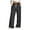Black, variant on Cadancy Womens Sweatpants Polka Dot Y2K Fashion Wide Leg Lounge Pants Casual Loose Color Block Trendy Cozy Drawstring Waist Trousers with Pockets
