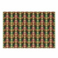 thumbnail image 1 of Retro Cutting Board, Pop Art Style Oval Geometric with Inner Circles Pastel Toned Vintage Pattern, Decorative Tempered Glass Cutting and Serving Board, Small Size, Multicolor, by Ambesonne, 1 of 1