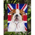thumbnail image 3 of English Bulldog with English Union Jack British Flag Garden Flag, 3 of 5