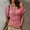 Pink women off shoulder tops summer a1, variant on Women Off Shoulder Tops Short Sleeve Summer Tee Shirts Casual Beach Tops Solid Boho T Shirt Comfy Loose Fit Fashion Vacation Outfits, Pink 2XL