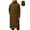 Gray, variant on Men's Hooded Long Raincoats Packable Waterproof Work Wear Trench Coat Rain Jacket Poncho with Pockets Navy XXL