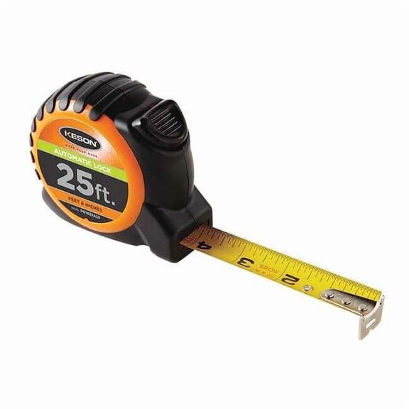 Keson 25 ft Tape Measure, 1 in Blade PG1825ALV