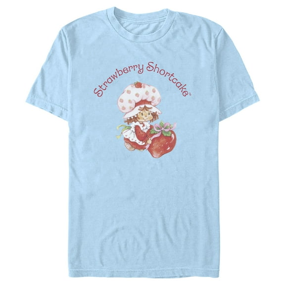 Men's Strawberry Shortcake Watercolor Cute Berry Gift  Graphic T-Shirt