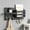 Black#51, variant on Wall Mounted Wooden Mail Holder and Key Rack, Entryway Organizer with Floating Shelf and Sturdy Hooks for Keys, Letters, Bags and Leashes, Decorative Wall Storage for Home and Office