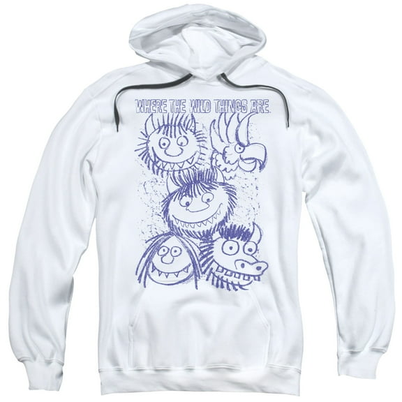 Where The Wild Things Are - Wild Sketch - Pull-Over Hoodie - Large