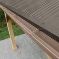 thumbnail image 4 of Beige Rain Gutter Kit For The Yardistry 12' x 12' Meridian Gazebo, 4 of 5