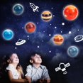 thumbnail image 2 of Mini pelotas antiestrés con sistema solar, 10 piezas de pelotas antiestrés con planetas, para el aprendizaje temprano, antiestrés, 2 of 5