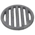 thumbnail image 1 of OULII Grille Ronde pour Foyer, Alliage de Fer Noir, Flux d'Air Amélioré, 1 Pce, 1 of 8