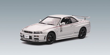 Nissan Skyline Gt R Z Tune R34 01 Silver 1 43 Diecast Model Car By Autoart Walmart Com Walmart Com