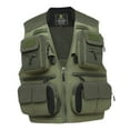 thumbnail image 2 of Chaleco de pesca con mosca, chaqueta sin mangas, chaleco transpirable y ajustable, chaleco utilitario L, 2 of 9