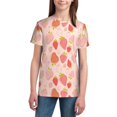 thumbnail image 3 of Wukai Strawberry Youth Unisex Short Sleeve T-Shirt for Boys, Girls, Teens, and Kids-X-Small, 3 of 7