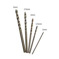 thumbnail image 3 of Juego de brocas de acero inoxidable M35 50pcs 1mm-3mm para placa de metal y hierro Afortunado Sencillez, 3 of 4