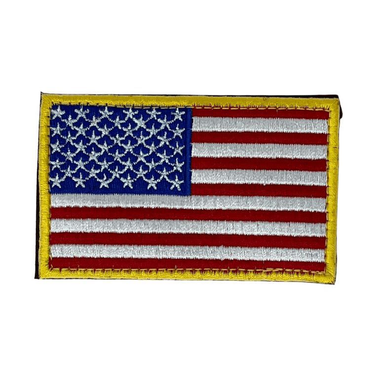 5ive Star - Morale Patch US Flag Black w/Blue Stripe