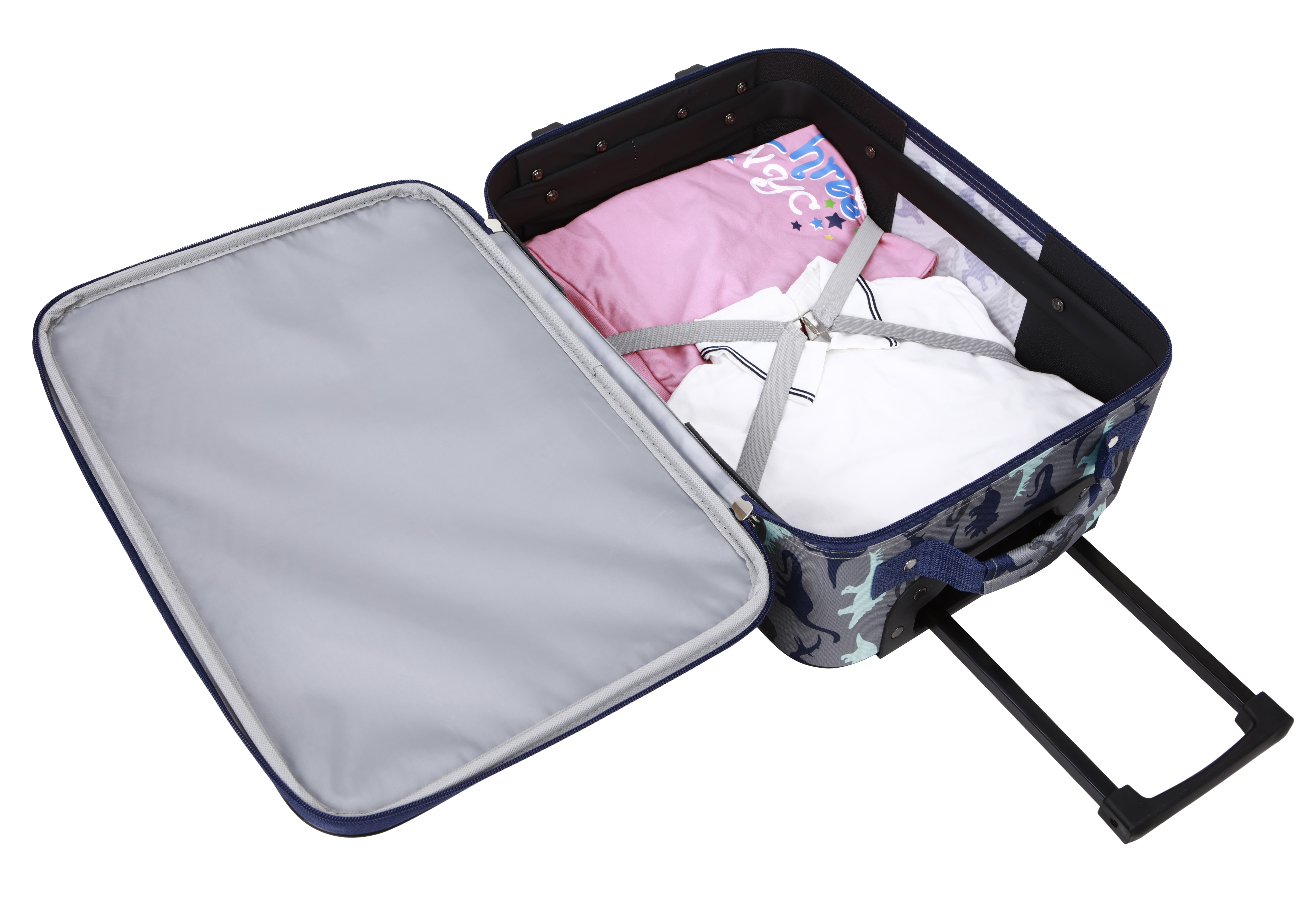 Protege 18" Softside Kids Pilot Case Carry-On Luggage, Dinosaur