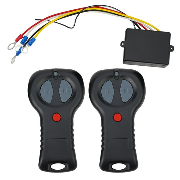 Dreamhall 1Sets 12V Wireless Electric Digital Winch Remote Control Switch Kit for Atv Suv
