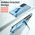 thumbnail image 2 of Dteck for Samsung Galaxy S23 Plus Case with Stylus, Electroplated PC Shockproof Case Kickstand Cover with Built-in S Pen Holder for Samsung S23+ 5G 6.6 Inch,Blue, 2 of 7