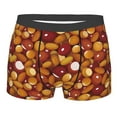 thumbnail image 4 of Goofa Almond Nuts Printed Men's Boxer Briefs Underwear, Moisture-Wicking Underwear, Trunk,Soft and Breathable Cotton Underwear-X-Large, 4 of 9