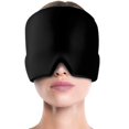 thumbnail image 1 of Gorro para aliviar el dolor de cabeza con terapia de frío y calor, mascarilla con bolsa de hielo para envolver la cabeza con hielo frío, productos para aliviar el dolor de cabeza con compresas frías,, 1 of 5