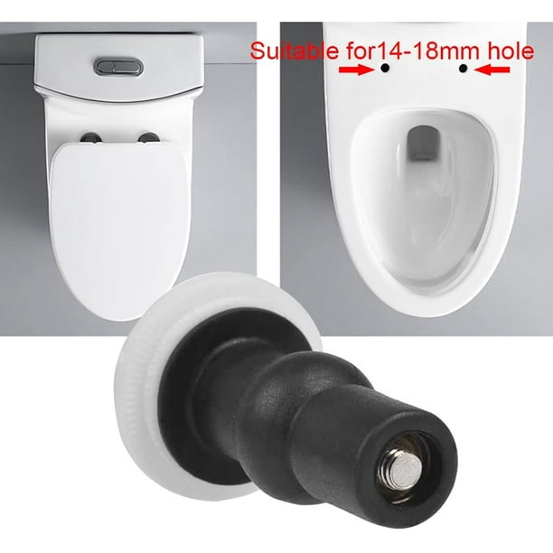Jinsinto Toilet Seat Attachment Accessory Kit Includes 8 metal gaskets 8 plastic gaskets 8 screws 8 black rubber expansion tubes. Convenient