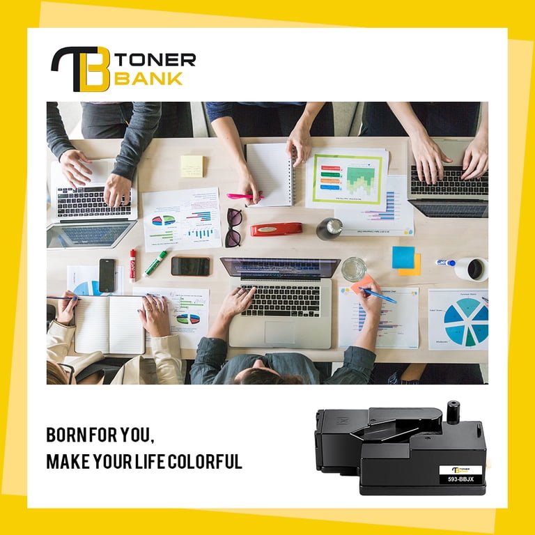 2x Compatible Black Laser Toner Cartridge High Yield For Dell E525w Printer (E525W / 593-BBJX)