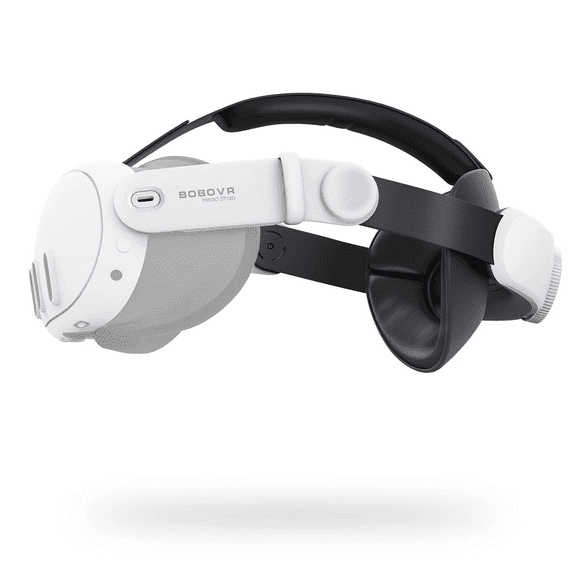 BOBOVR M3 Mini Sangle de Tête Compatible avec la Sangle d'Élite Quest 3 pour un Soutien Amélioré Design Léger Accessoires VR Sans Contact