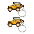 thumbnail image 1 of OUSITAID Key Chains 2Pcs Key Rings Cartoon Car Shape Vivid Color Hanging Delicate Craft Decorate Unfading PVC Key Ring Pendants Car Pendant, 1 of 6