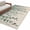 Light Beige Gray Blue Teal Green, variant on Brown Eucalyptus Leaves 2'x6' Runner Rugs for Hallway Kitchen Bedside Non Slip, Spring Leaves Plants Country Beige Entryway Rug Runners with Rubber Backing, Long Carpet Runner for Laundry Room