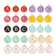 thumbnail image 1 of 10 Uds. Colgante del alfabeto inglés de 12mm, dijes esmaltados, letra inicial para fabricación de joyería hecha a mano, accesorios para pulseras y pendientes DIY, 1 of 5