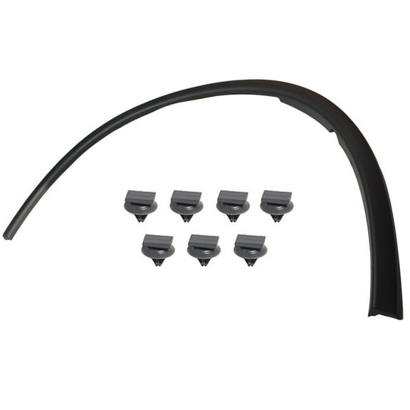 Black Front Right Wheel Arch Fender Flares Moulding Trim Kit Replacement for 2011-2019 Durango 57010620AE CH1291112