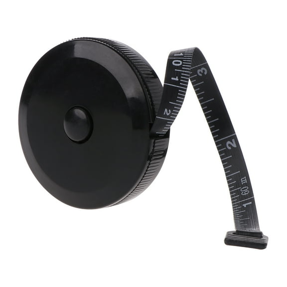 HEMLBOYW 1.5m/60inch Measures Sided Retractable Tools Body Tailor Tape Ruler Flexible Plastic