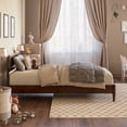 thumbnail image 6 of AFI Florence Twin Solid Wood Low Profile Platform Bed, Walnut, 6 of 14