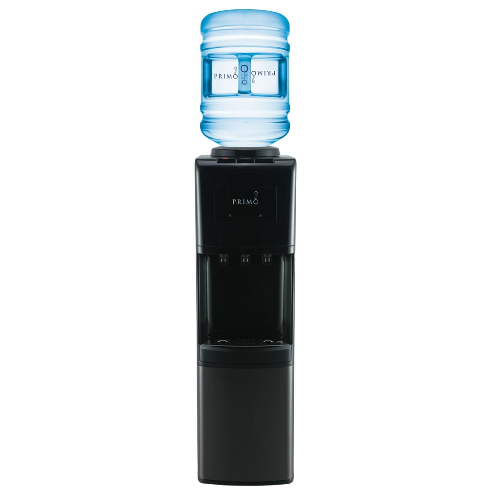 Primo Deluxe Water Dispenser Top Loading, Hot/Cold/Room Temp, Black