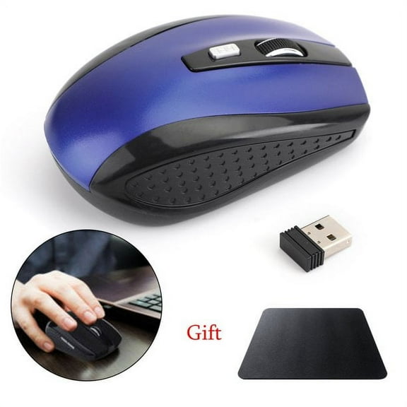 Walbest 2.4GHz Wireless Mouse for Chromebook, 2.4G USB Mouse Wireless with Ergonomic Right-Hand Shape, Comfortable Computer Wireless Mice for Small Hand and Kids, Laptop, Chromebook, Mac, Windows