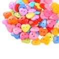 thumbnail image 3 of 100 piezas de botones de costura con 2 agujeros para manualidades, álbumes de recortes y regalos Corazón, 3 of 8