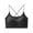 🔥 Black, variant on No Underwire Push up Bra Push up Bra No Underwire Breathable Cross-Strap Wireless Push-Up Bra Solid Color Breathable Seamless Crisscross Back Design Anti-Slip Support Soft Stretch Fabric